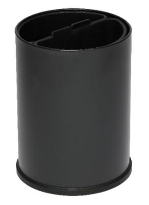 Corbeille 2x5L tri sélectif noir l'unité PROBBAX
