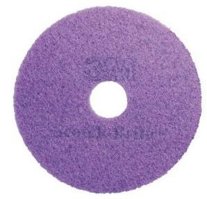 Disque mauve récurage lustrage diam 380 les 5 disques SCOTCH-BRITE 3M