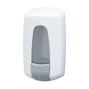 Distributeur savon liquide blanc 900 ml neutre l'unité JOFEL