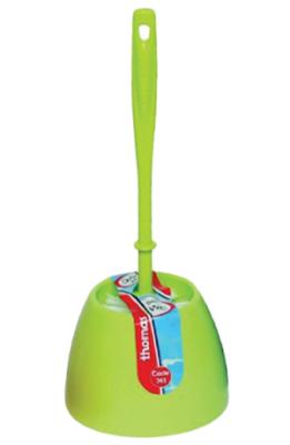 Ensemble WC balayette + socle - vert - l'unité