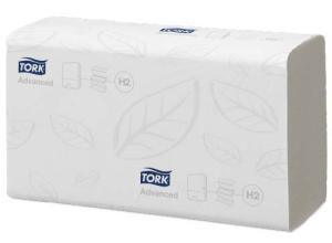 Essuie-mains Xpress® Advanced interfoliés 2 plis en Z H2 23x 21cm les 20 packs 190f TORK