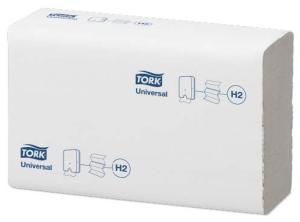 Essuie-mains Xpress® Universal interfoliés 1 pli en Z H2 23x 21cm les 20 packs 250f TORK