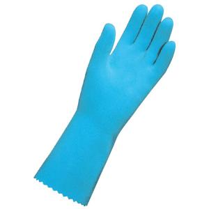 Gants jersey latex - bleu - taille 6/S la paire