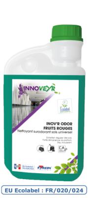 INOV'R ODOR FRUITS ROUGES Ecolabel Flacon Doseur 1L