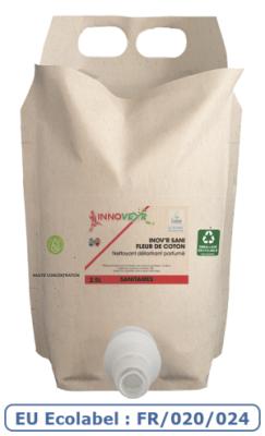 INOV'R SANI FLEUR DE COTON Ecolabel Carton 2x Autoflex 2.5L