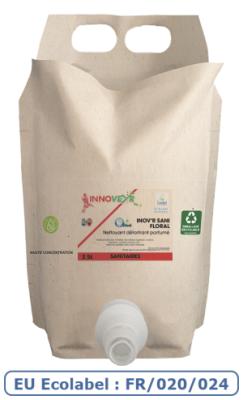 INOV'R SANI FLORAL Ecolabel Carton 2x Autoflex 2.5L