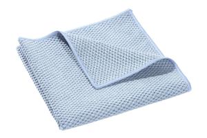 Lavette microfibre recyclée 38x40 cm bleu le sachet de 5 SPONTEX