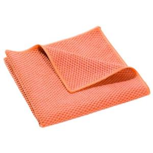 Lavette microfibre recyclée 38x40 cm rouge le sachet de 5 SPONTEX