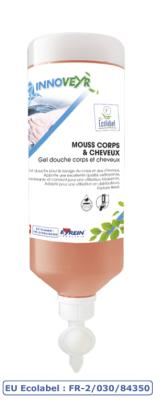 MOUSS CORPS ET CHEVEUX Ecolabel Flacon 1L Airless