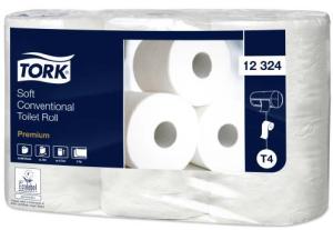 Papier toilette Premium rlx tradi. 2 plis 49,5mx9,7cm T4 les 6 bobines TORK