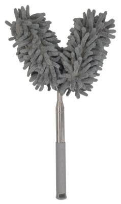 Plumeau microfibre double tête avec manche télescopique l'unité